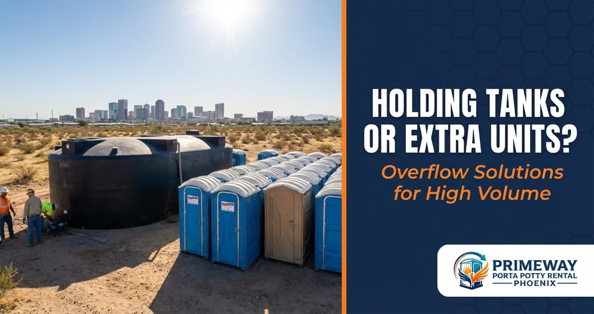 Holding Tanks vs Extra Porta Potties: Which Solution for Overflow?