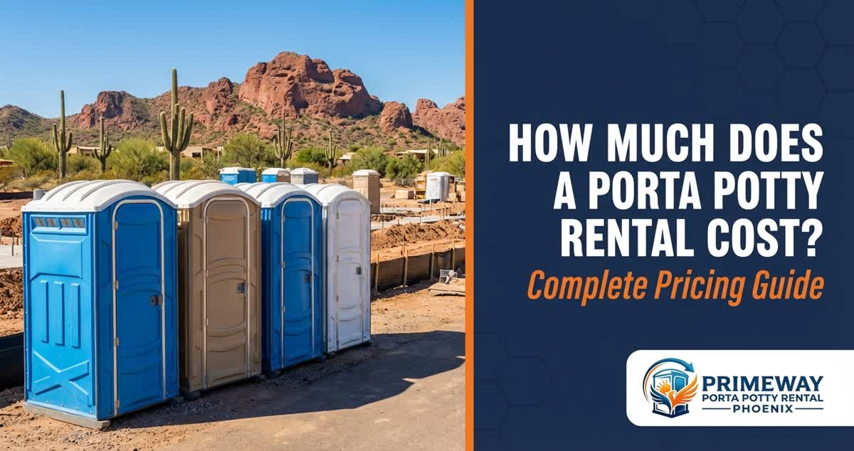 How much does a porta potty rental cost - complete pricing guide