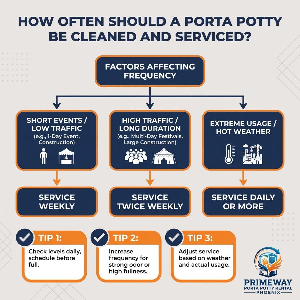 Factors Affecting Porta Potty Service Frequency