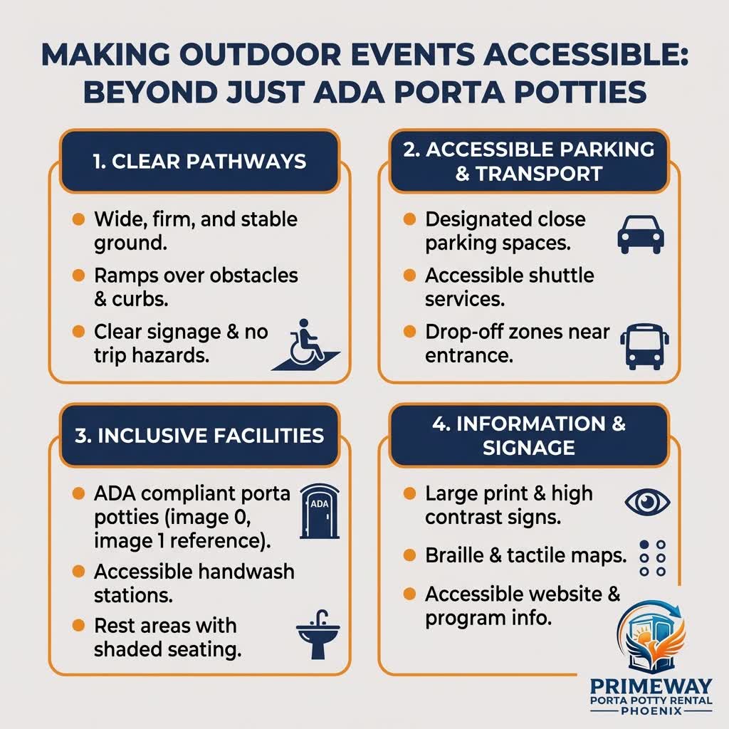 Sensory-friendly event design features and quiet space layout