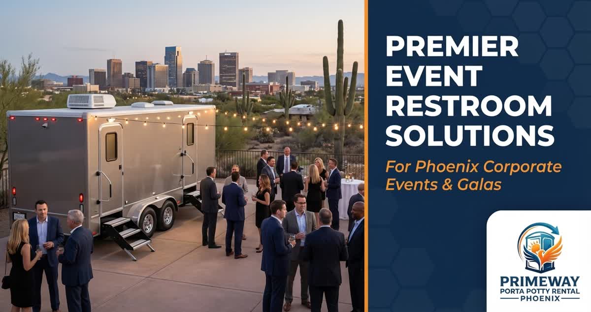 Restroom Trailers for Corporate Events and Galas