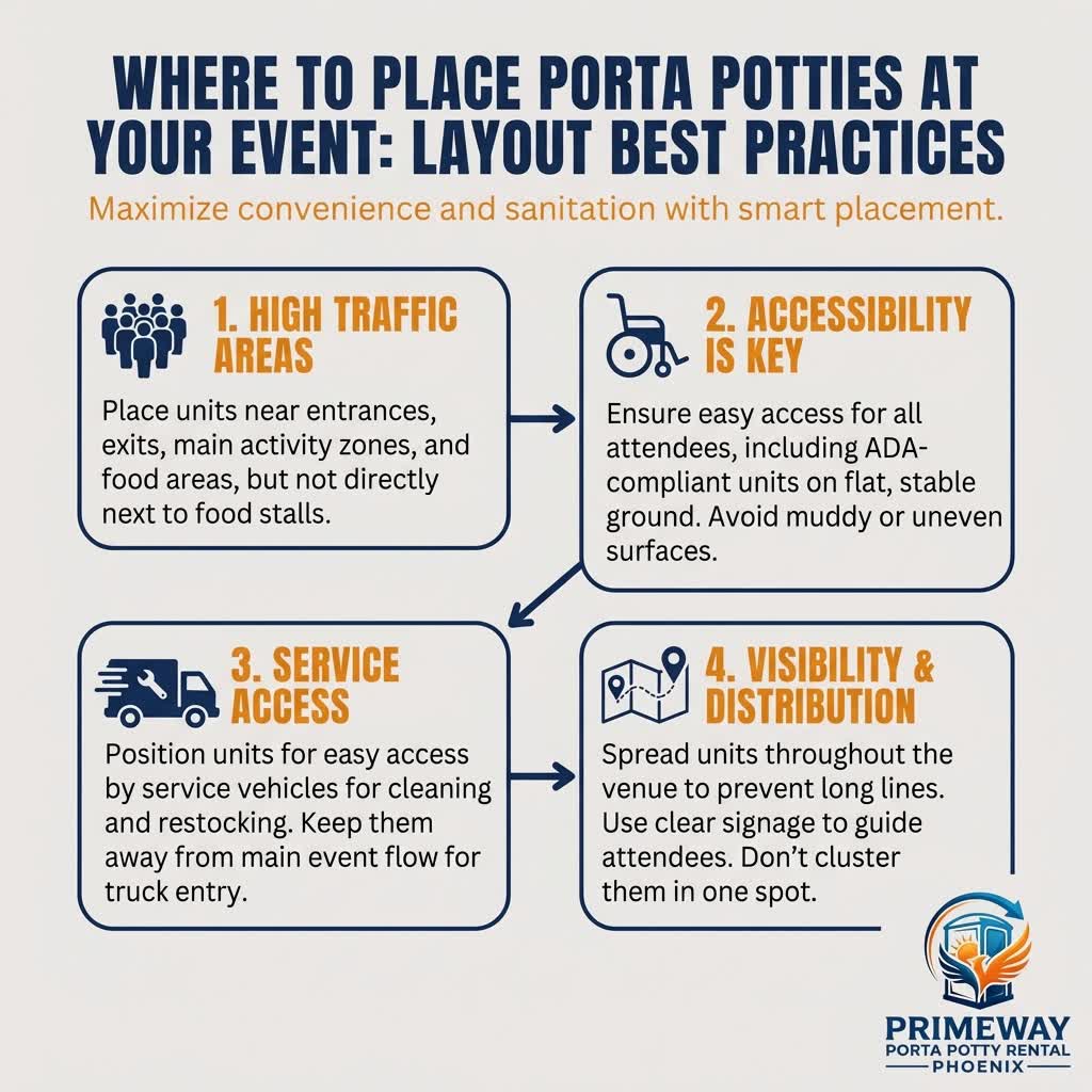 Common porta potty placement mistakes to avoid