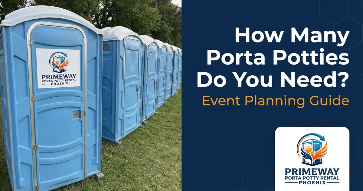 How many porta potties for an outdoor event