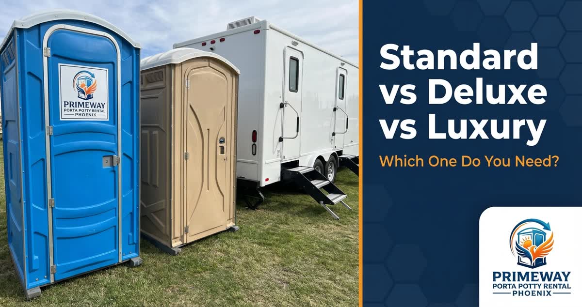 Comparing portable restroom types