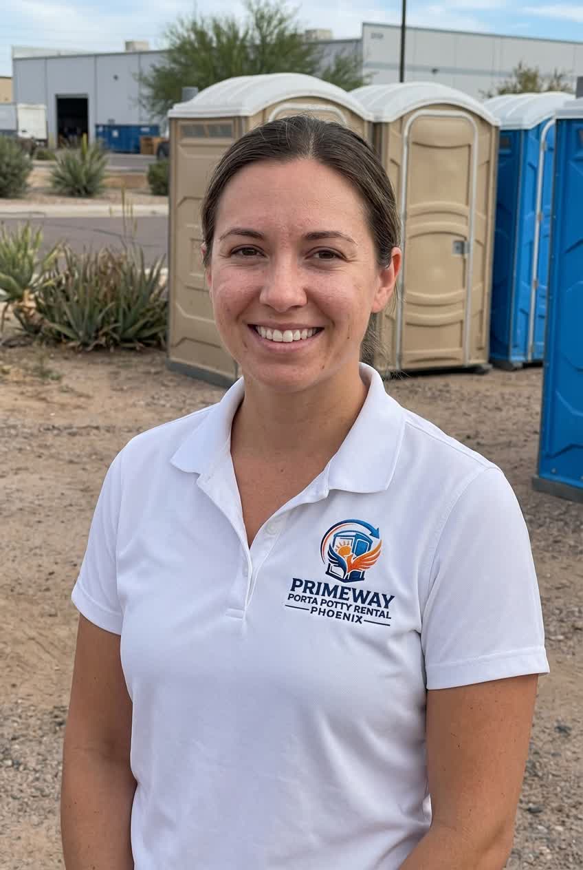 Nicole Reyes, Co-Founder and Operations Director of Primeway Porta Potty Rental Phoenix